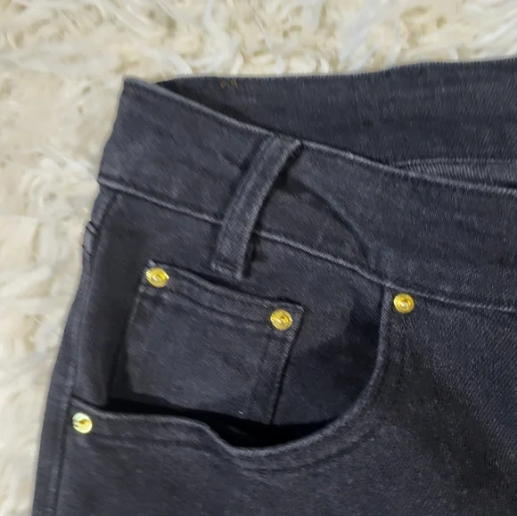 Fashion Brand Company TALL Nap Jeans for big butts black denim Size 1X - Picture 7 of 16